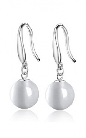 Silver - The Petrifaction of Cat Eye - Earring 