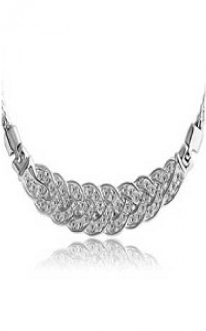 White Gold - The Dancing Melody - Necklace