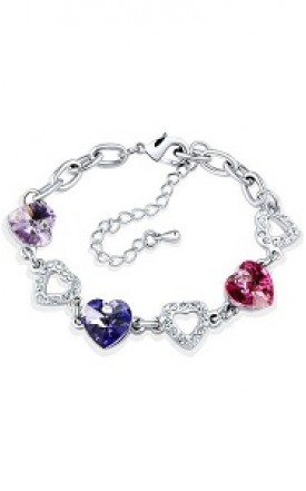 Crystal - Love Heart - Bracelet 