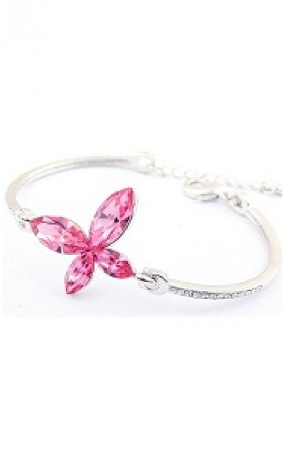 White Gold - Butterfly Dream - Bracelet