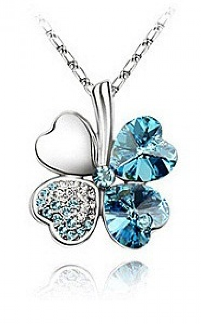 Crystal - Clover Leaf - Necklace 