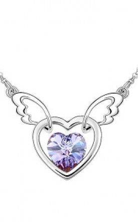 Crystal - Angel Heart - Necklace 