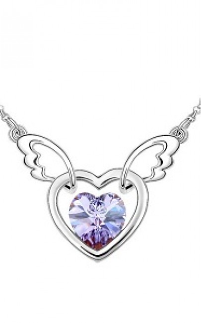 Crystal - Angel Heart - Necklace 