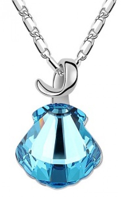 White Gold - Aqua Girl - Necklace