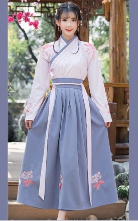 4.5✮- Midi Dress (Top+Skirt, Cheongsam) - FCAC9136