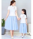 4.5✮- Midi Dress (Top+Skirt, Cheongsam) - FCAE0799