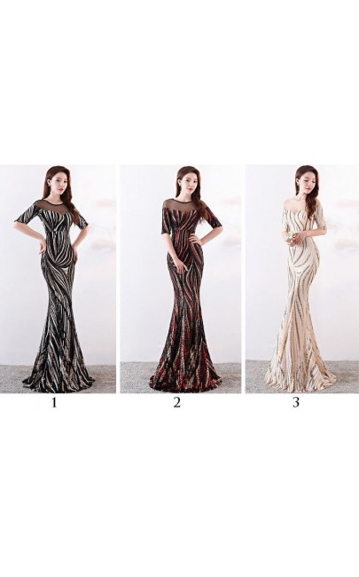 4.5✮- Mermaid Maxi Dress - FKLC1372