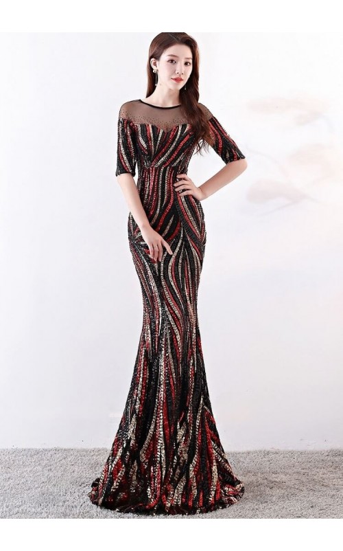 4.5✮- Mermaid Maxi Dress - FKLC1372