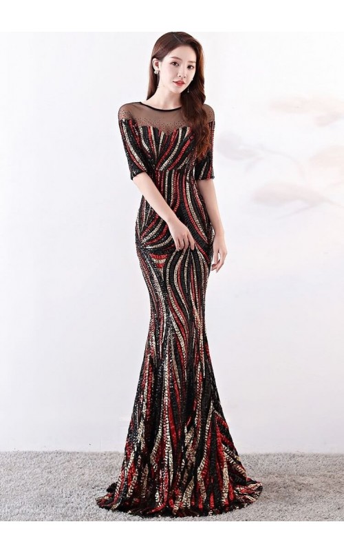 4.5✮- Mermaid Maxi Dress - FKLC1372