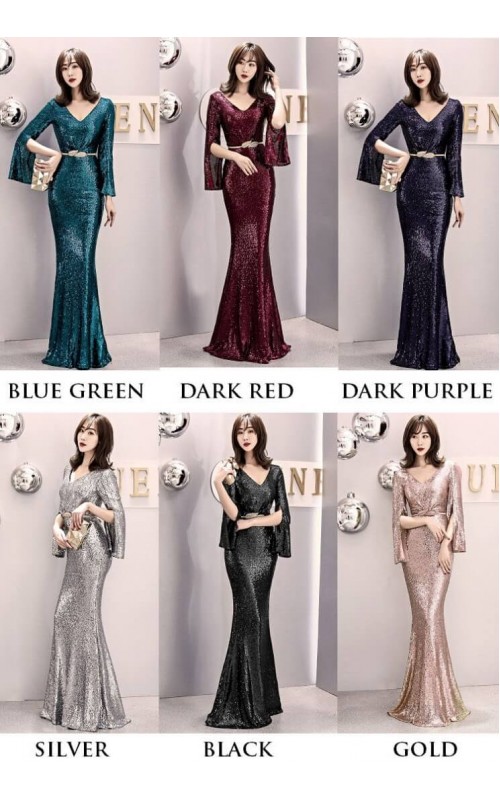 4.5✮- Bodycon Maxi Dress - FKLD1572