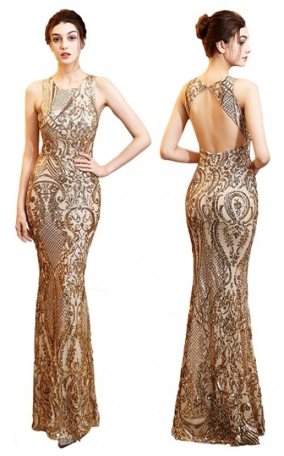 4.5✮- Mermaid Maxi Dress - FKLD18165