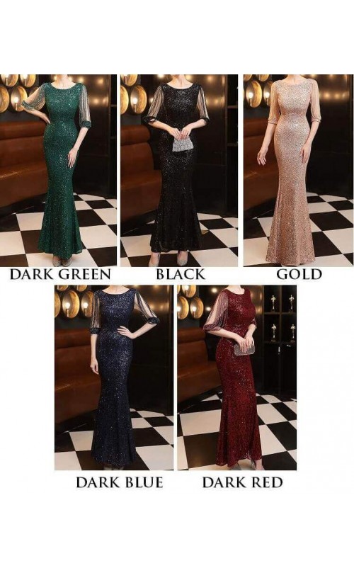 4.5✮- Mermaid Maxi Dress - FKLD18177