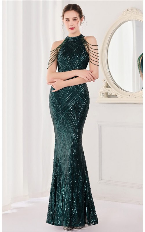 4.5✮- Mermaid Maxi Dress - FKLG18126