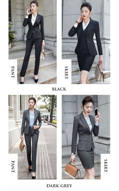 4.5✮- Professional Set (Blazer / Shirt / Skirt / Pants) - FOBG9963 4.5✮- Professional Set (Blazer / Shirt / Skirt / Pants) - FOBG9963