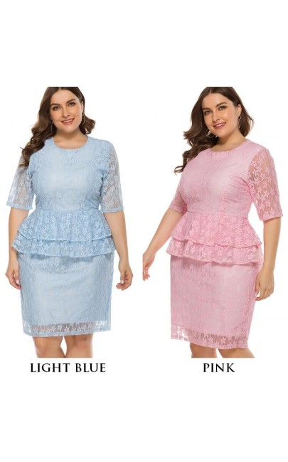 4.5✮- Knee Dress (Plus) - FPAC0137 4.5✮- Knee Dress (Plus) - FPAC0137