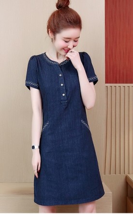 4✮- Denim Dress - CBFM351 / RY1550