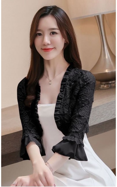 3✮- Short Cardigan - CMFM3816, Small Cutting (Ready Stock) 3✮- Short Cardigan - CMFM3816, Small Cutting (Ready Stock)