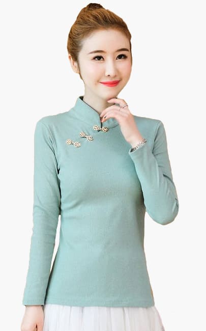 4✮- Top (Cheongsam, Small Cutting) - CUFM2682 (Ready Stock)