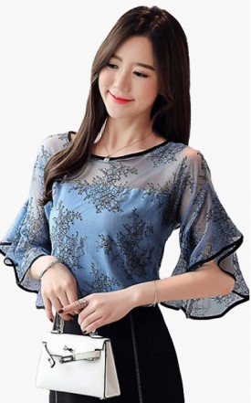 4✮- Top - DFFM8987 (Ready Stock)