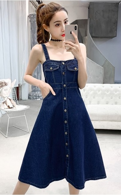 4✮- Denim Knee Dress - DYFM15805 / KY9570