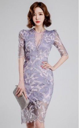 4✮- Bodycon Mini Dress - EAFM16444 / Y13191