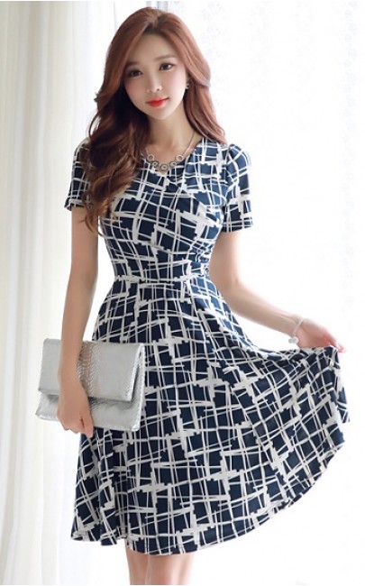 4✮- Knee Dress - EAFM16614 / RY2652 (Small Cut)