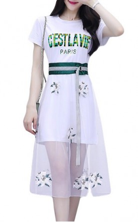 3✮- Mini Dress (Top+Skirt) - HIFS6382 / KY9149