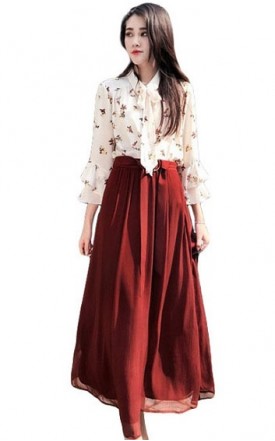 4✮- Maxi Dress (Top+Skirt) - HJFY9244