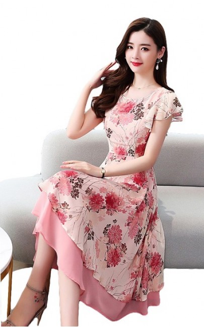 4✮- Knee Dress - HKFS7338 / MY4607