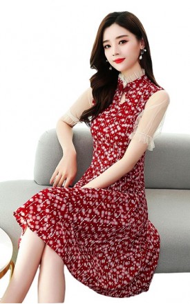 4✮- Knee Dress - HNFS9303 (Ready Stock)