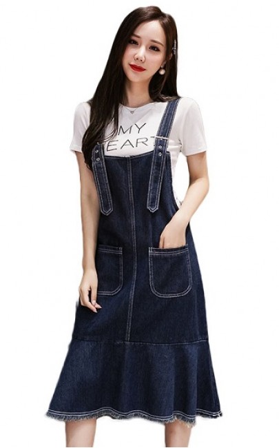 4✮- Denim Pinafore - HSFS11630 / MY1035