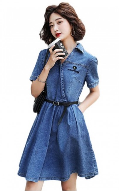 4✮- Denim Dress - ICFS17206 / KY8509