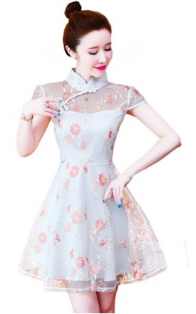 4✮- Mini Dress (Cheongsam) - IIFS22620