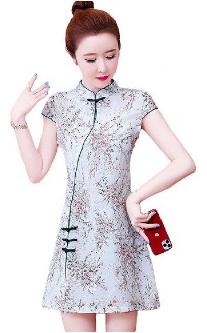 4✮- Mini Dress (Cheongsam) - IMFS25351