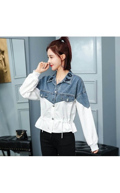 4✮- Denim Cardigan - IRFS32816 (Oversize) 4✮- Denim Cardigan - IRFS32816 (Oversize)