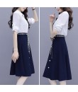 4✮- Knee Dress (Top+Skirt) - IRFS32853