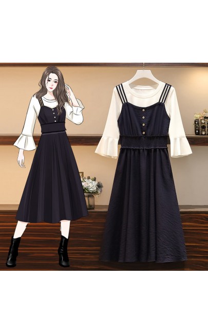 4✮- Midi Dress (With Top) - ISFS33263 4✮- Midi Dress (With Top) - ISFS33263