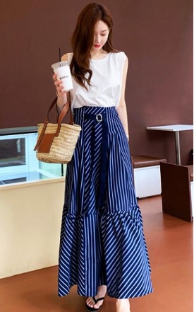 4✮- Maxi Dress (Top+Skirt) - ISFY10993
