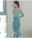 4✮- Mermaid Knee Dress - IUFS35286