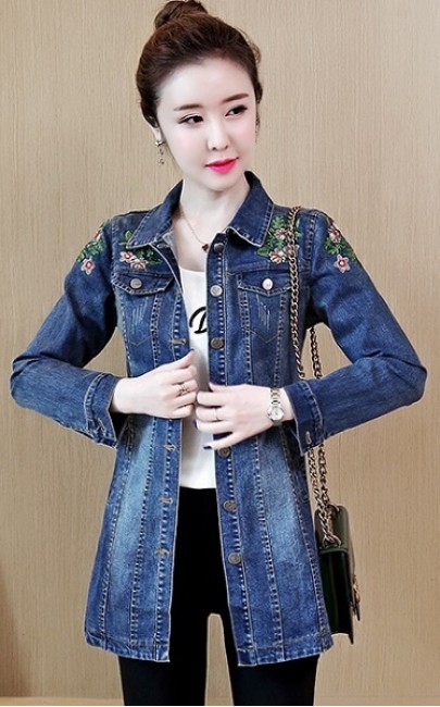 4✮- Denim Long Coat (Small Cutting) - IUFS35388