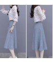 4✮- Knee Dress (Top+Skirt) - IVFS36755 / MY3238