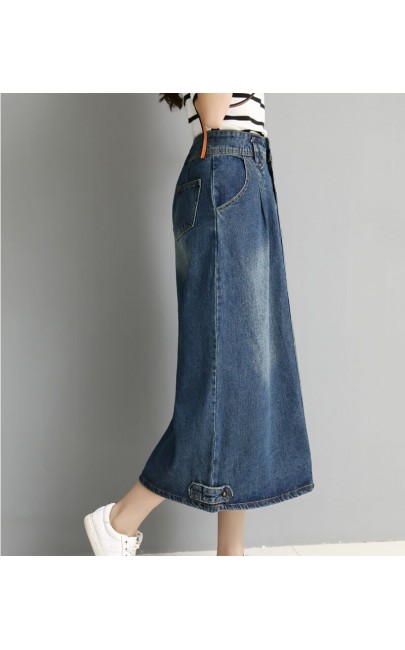 4✮- Denim Midi Skirt - IVFS37198 4✮- Denim Midi Skirt - IVFS37198
