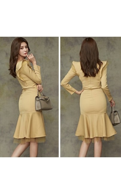 4✮- Mermaid Knee Dress - IXFS39002