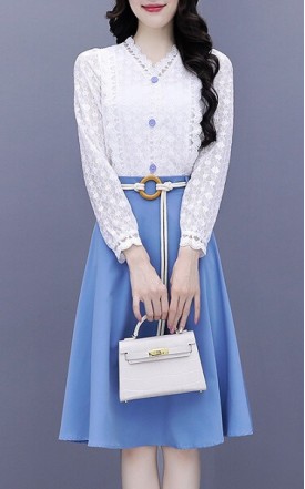 4✮- Knee Dress (Top+Skirt) - IXFS39396 / RM2998