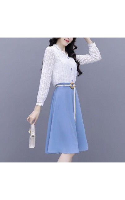 4✮- Knee Dress (Top+Skirt) - IXFS39396 4✮- Knee Dress (Top+Skirt) - IXFS39396