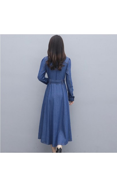 4✮- Denim Midi Dress - IYFS40587 4✮- Denim Midi Dress - IYFS40587