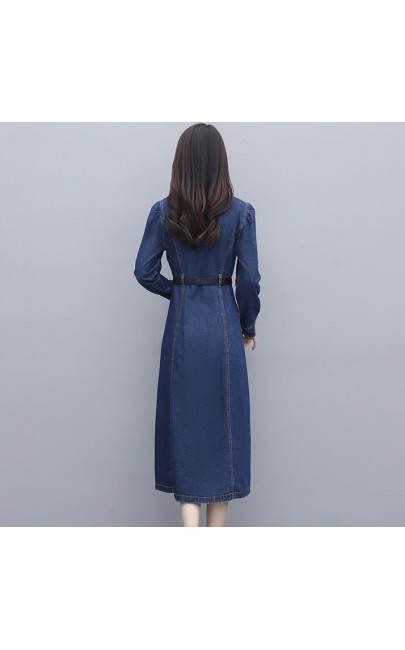 4✮- Denim Midi Dress - IYFS40588 4✮- Denim Midi Dress - IYFS40588