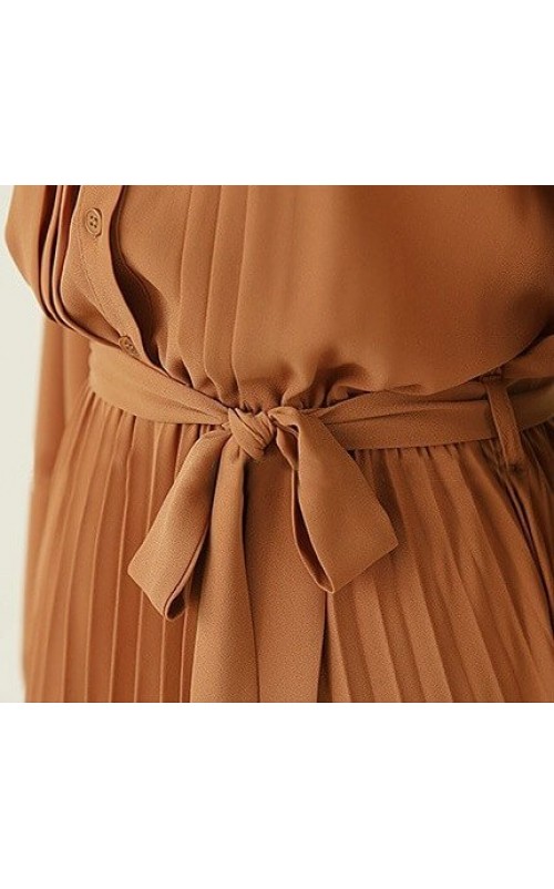 4✮- Midi Dress - IYFY11577  (Loose Design)