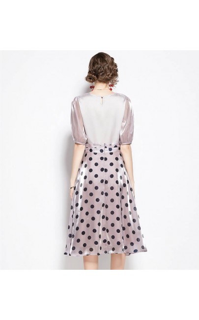 4✮- Knee Dress (Top+Skirt) - IZFS40946