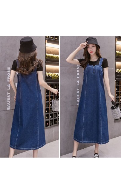 4✮- Denim Pinafore - JBFS42814 / BY17 (Loose Cutting) 4✮- Denim Pinafore - JBFS42814 / BY17 (Loose Cutting)